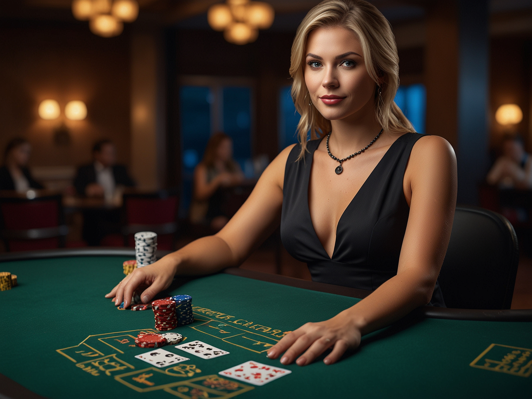 Live dealer table image