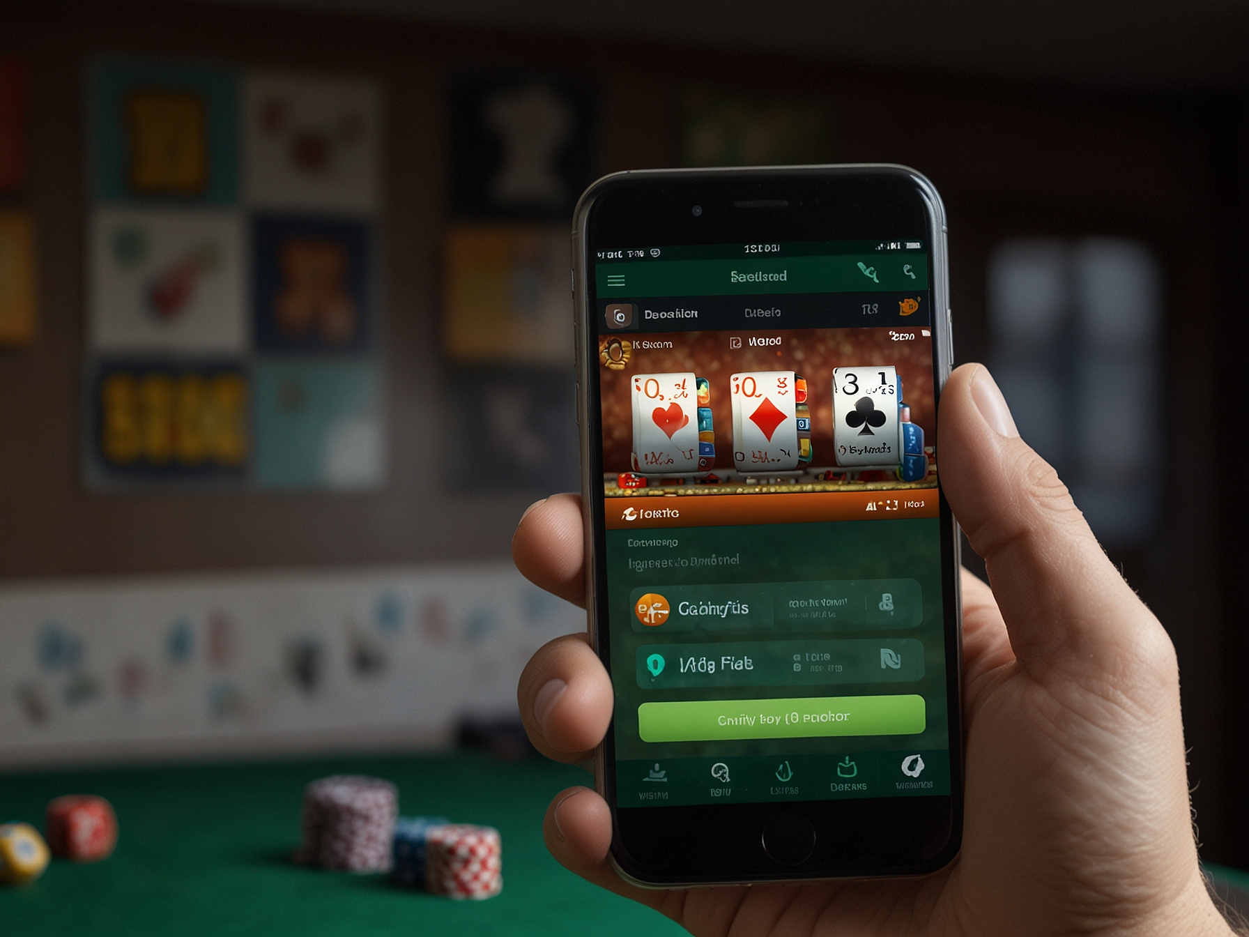 Wezabet mobile app interface