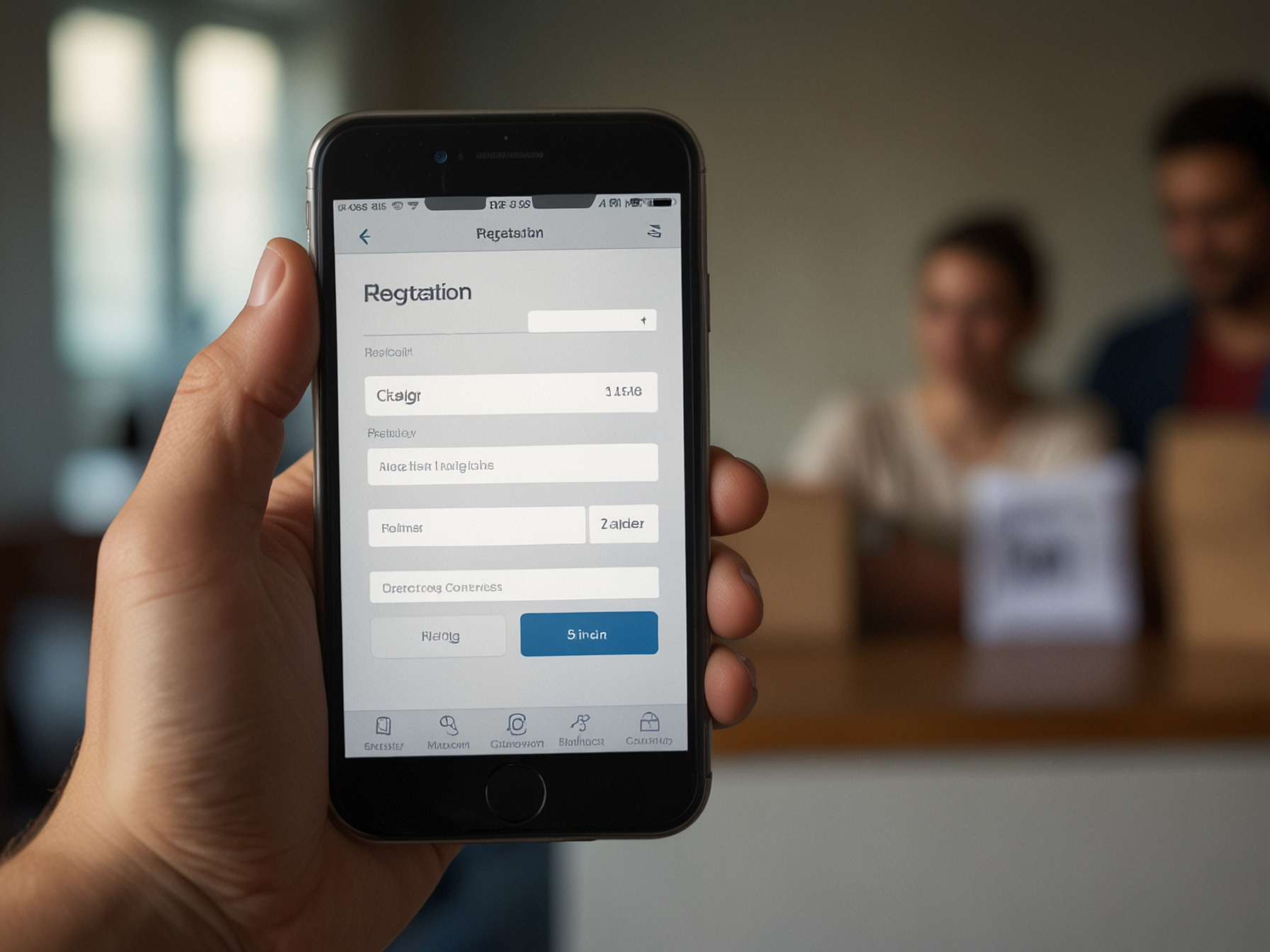 Easy registration on Wezabet