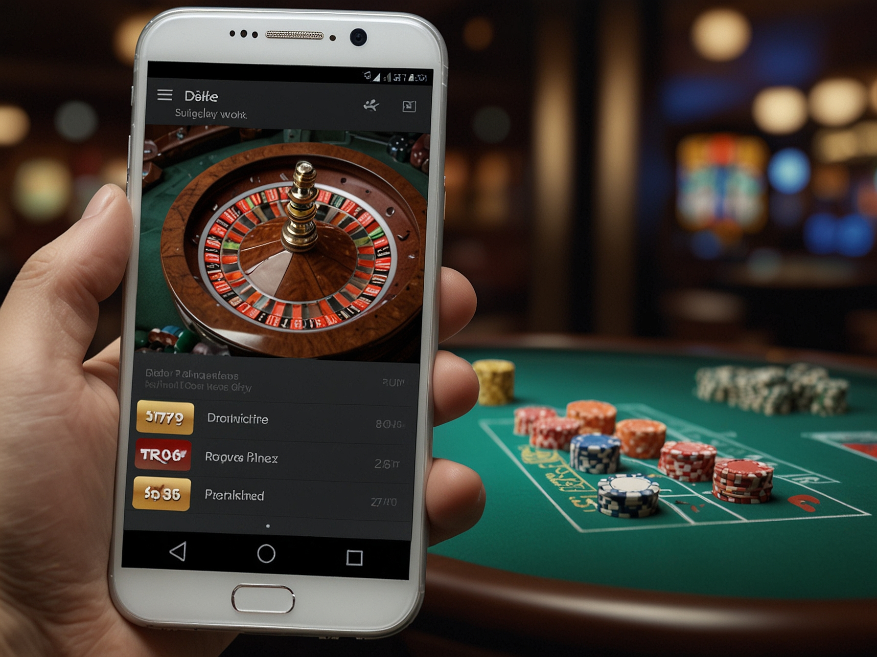 Mobile web preview showing odds and live events
